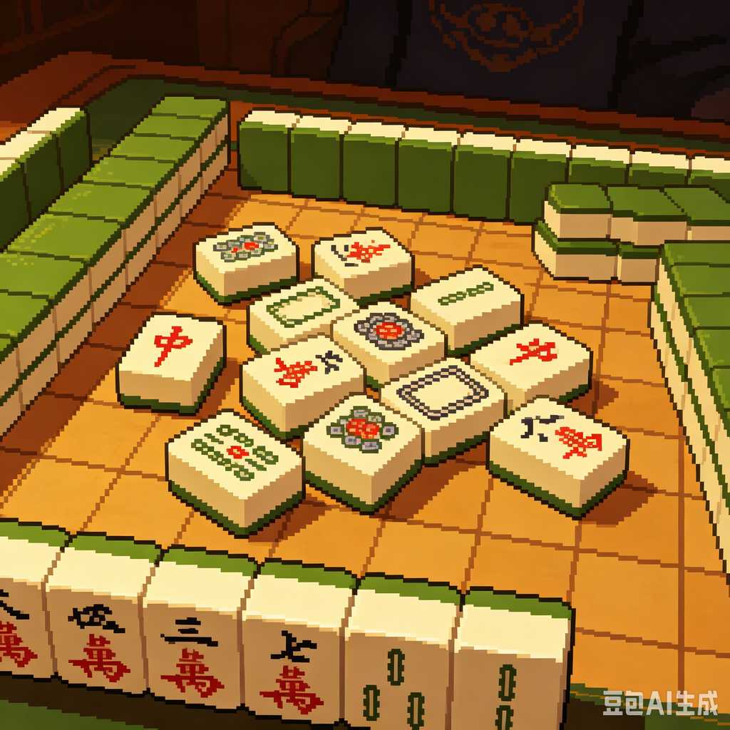 custom art mahjong set