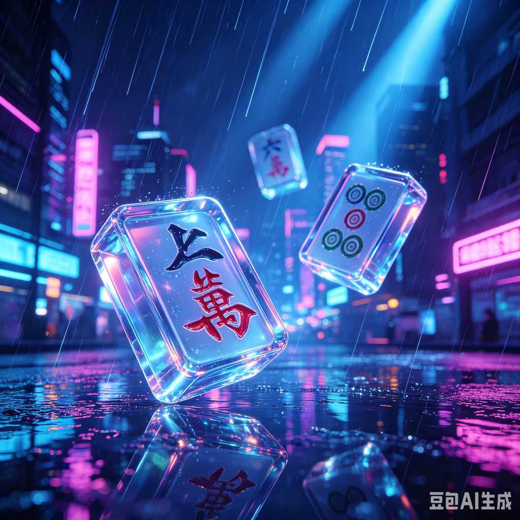 elegant text mahjong tiles