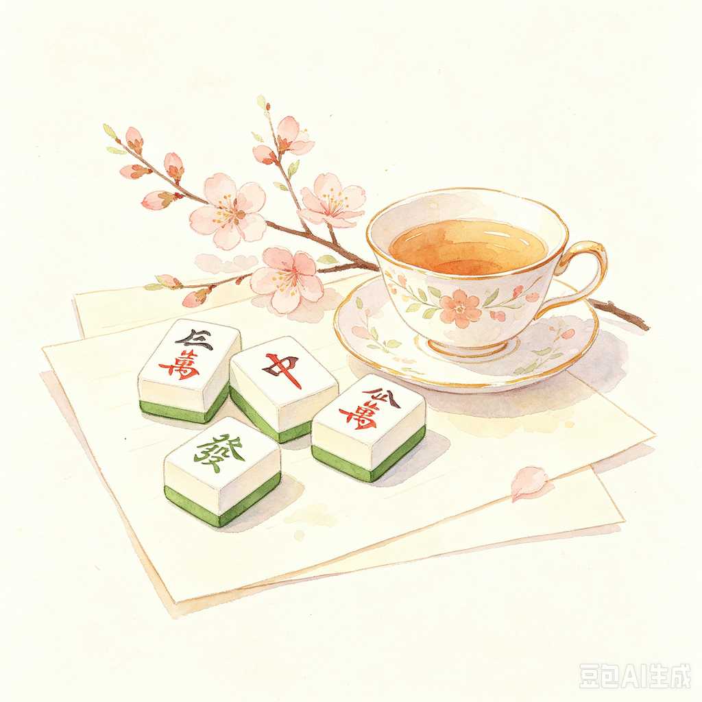 tiny portable mahjong tiles for trip
