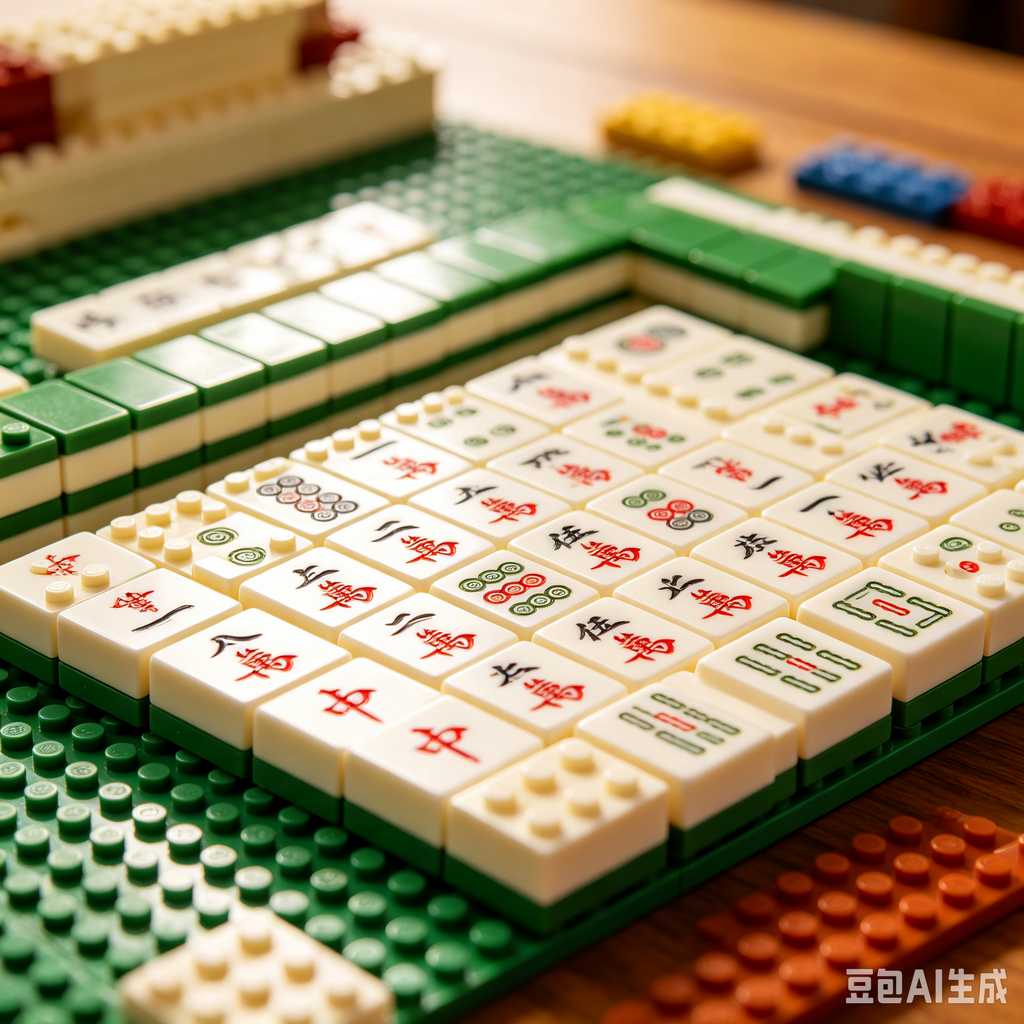 hand painted mahjong tiles