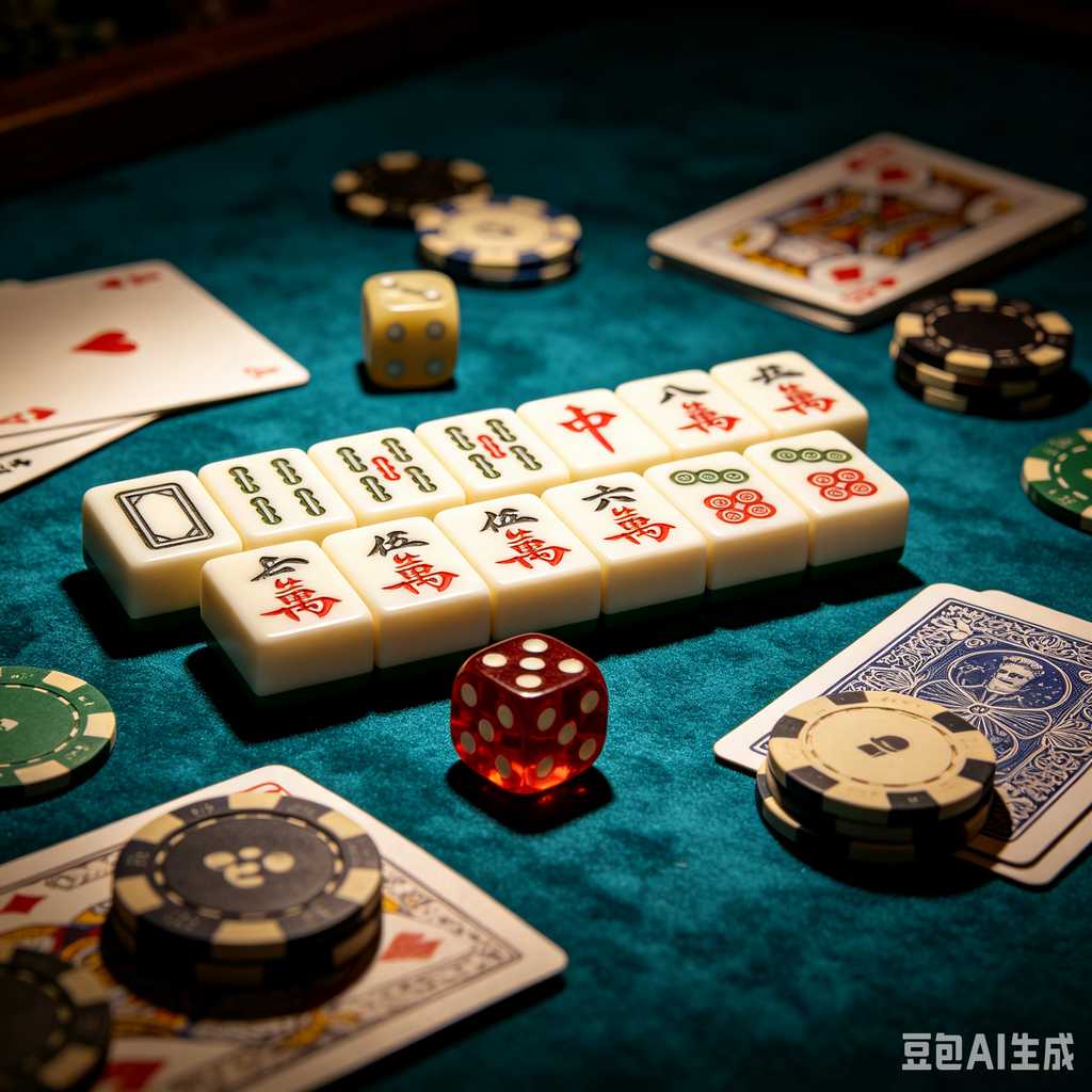 logo engrave mahjong tiles